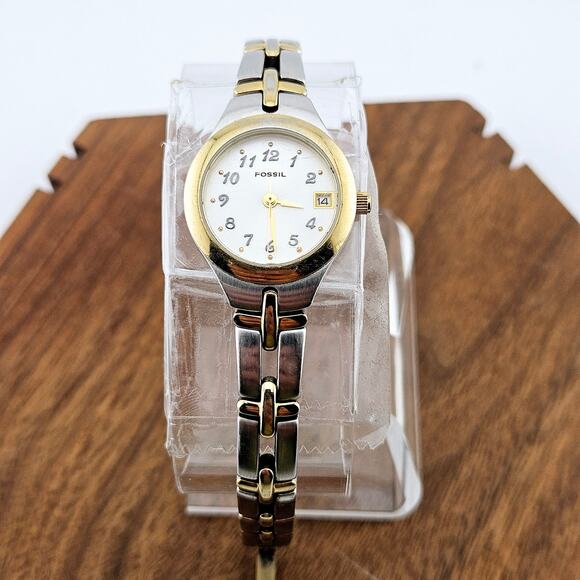 Fossil Women's Gold and Silver Watch - Picture 1 of 7